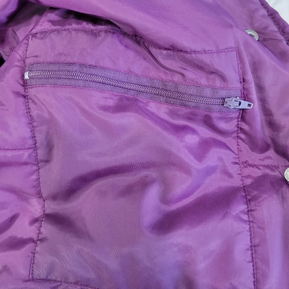 Vintage Skitique Ski Snow Jacket Deep Plum Purple Size M - Picture 6 of 14